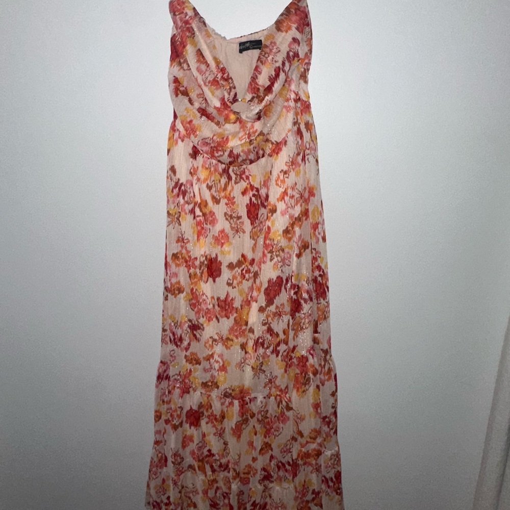 Floral Sleeveless Maxi Dress